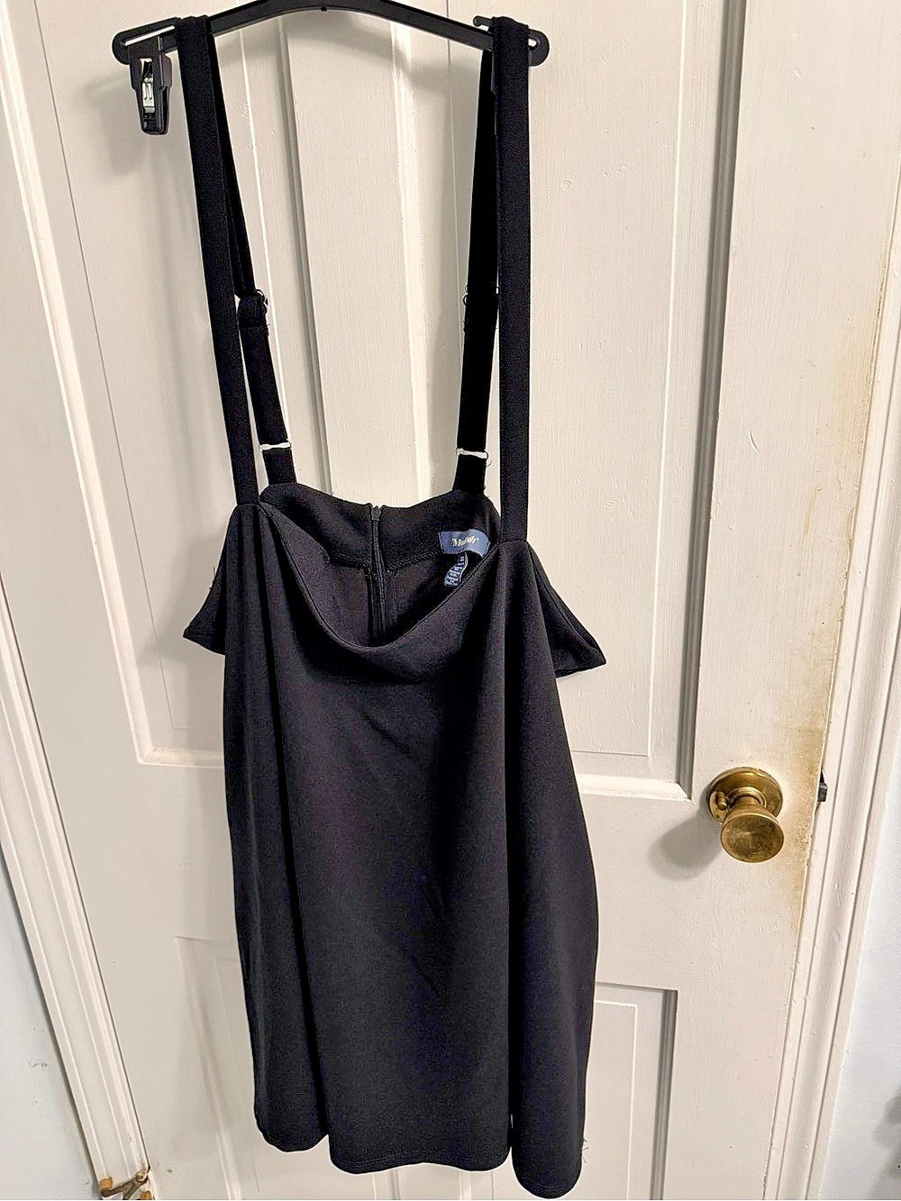 Modcloth Black Suspender Skirt